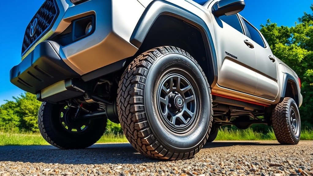 stock tacoma tire fitment