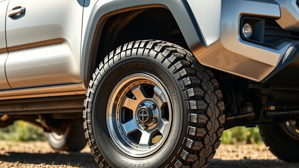 stock tacoma tire size