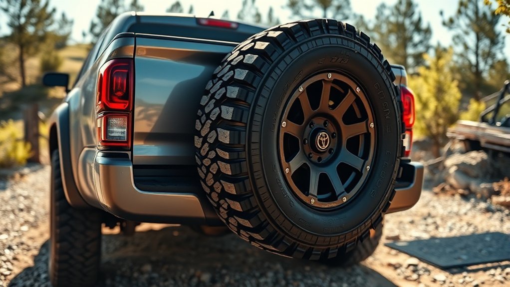 tacoma spare tire challenges