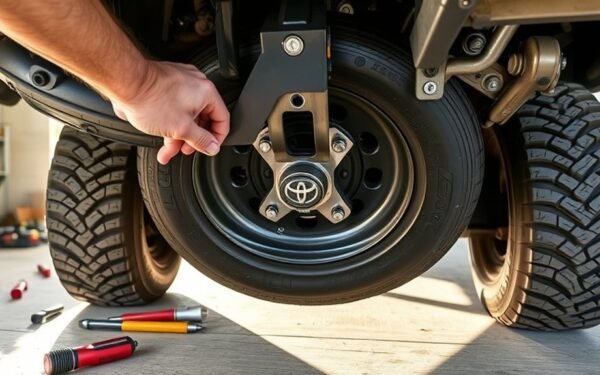 tacoma spare tire noise fix