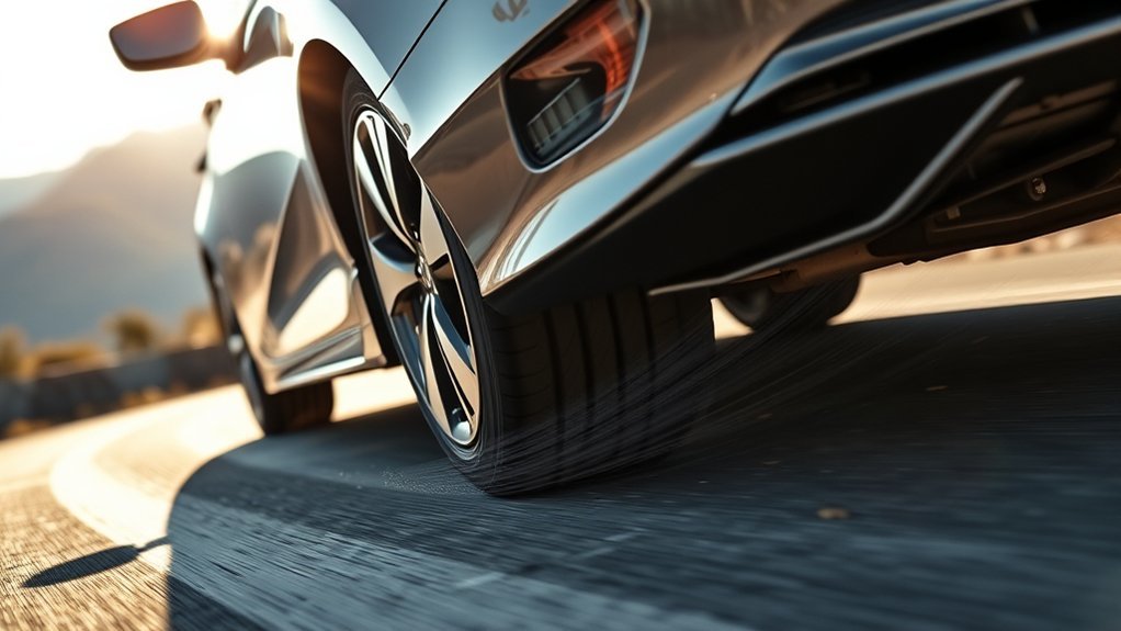 tire composition affects cornering
