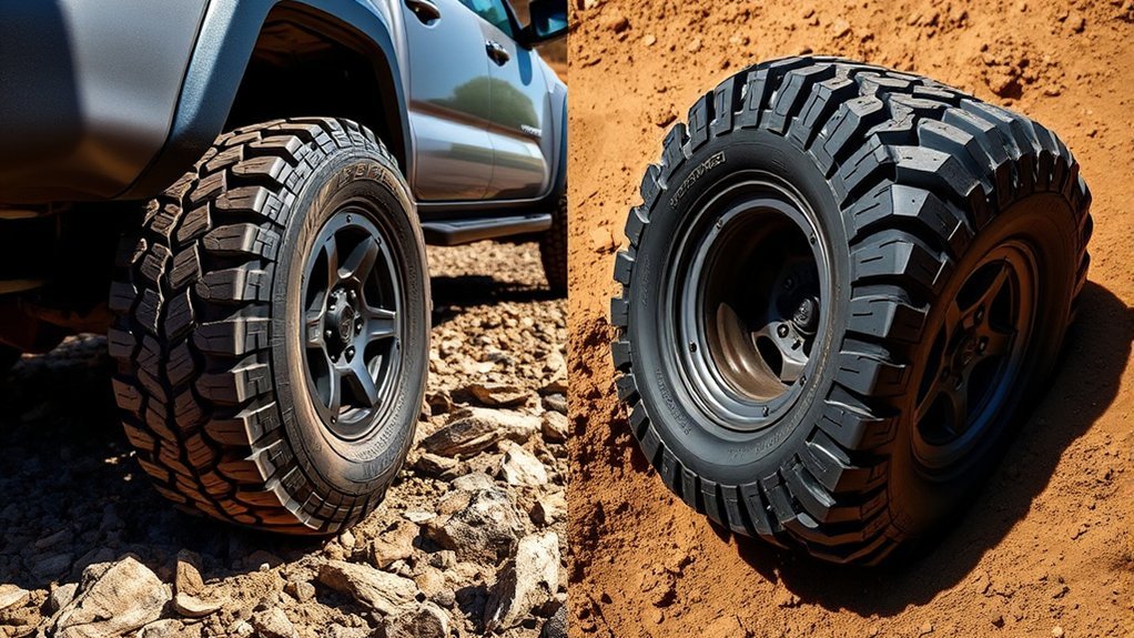 Light truck tire load range comparison for Tacoma tires