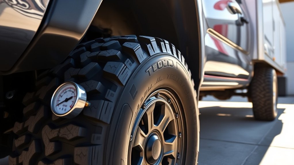 tire pressure for towing