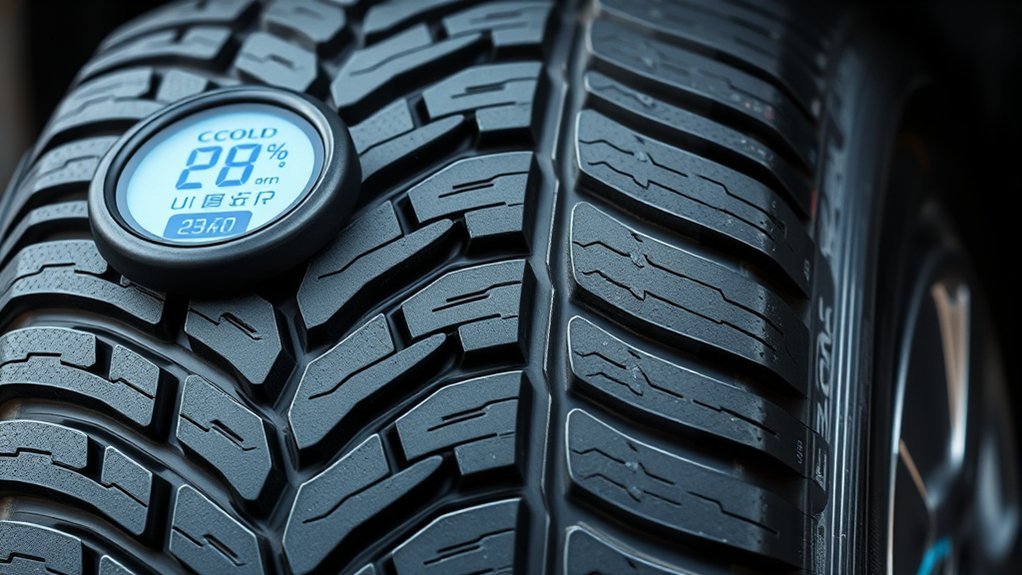 tire pressure temperature variation
