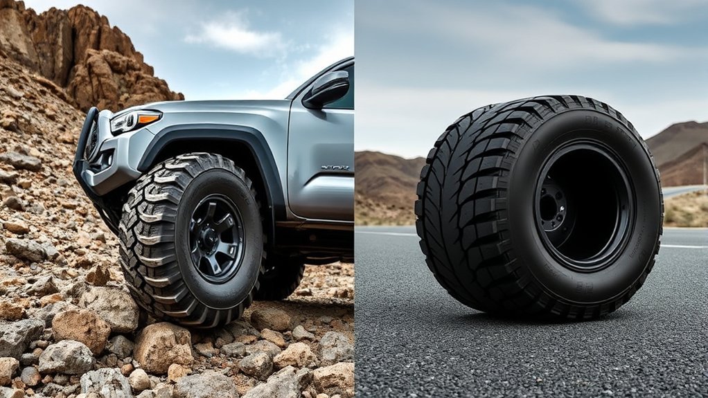Toyota Tacoma tire size affects handling clearance and performance