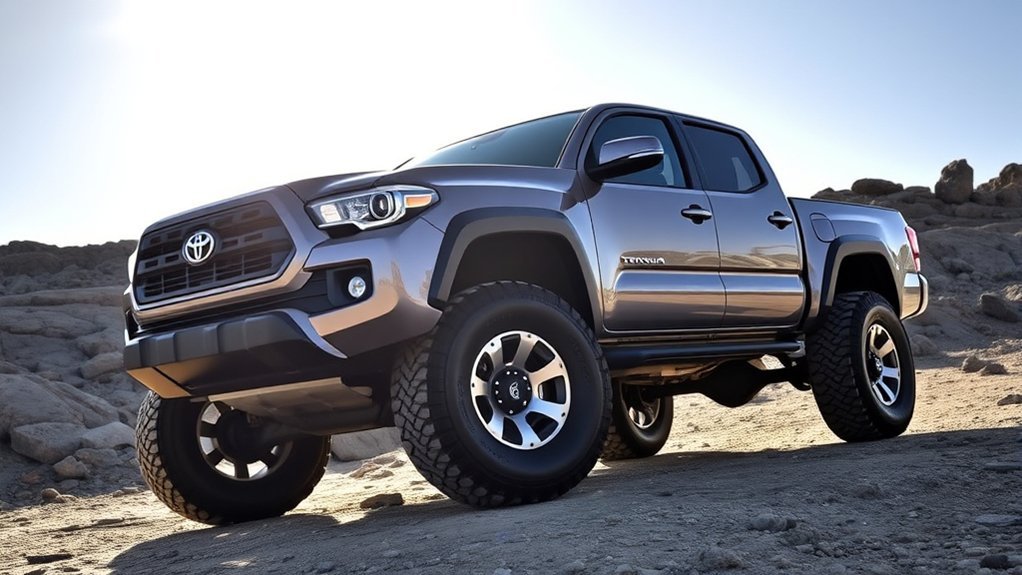 tire sizes for lifted tacoma