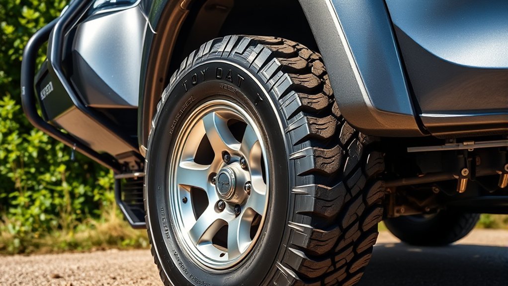 toyota hilux tire specifications