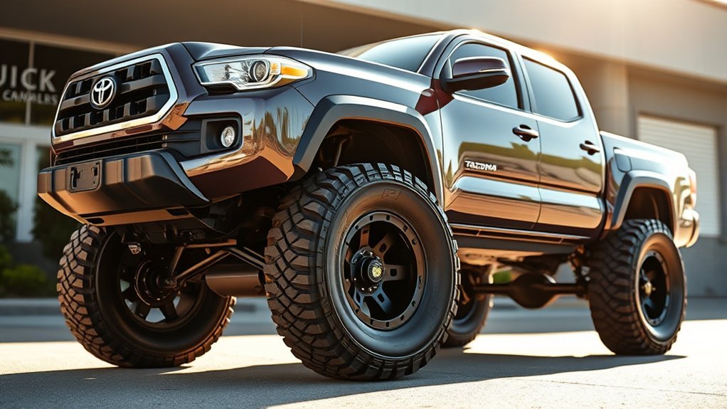 toyota tacoma 3 lift tires