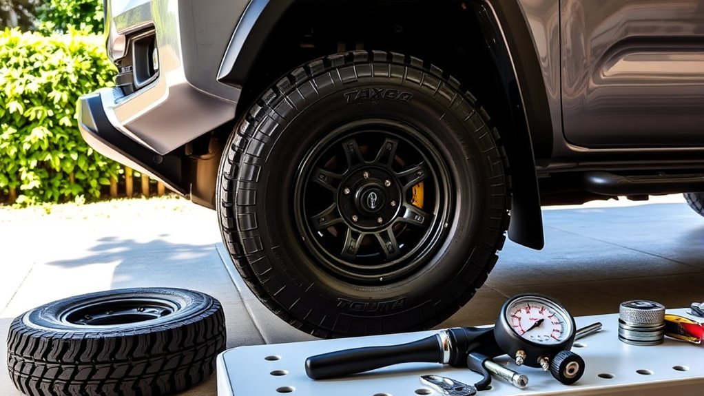 toyota tacoma tire care