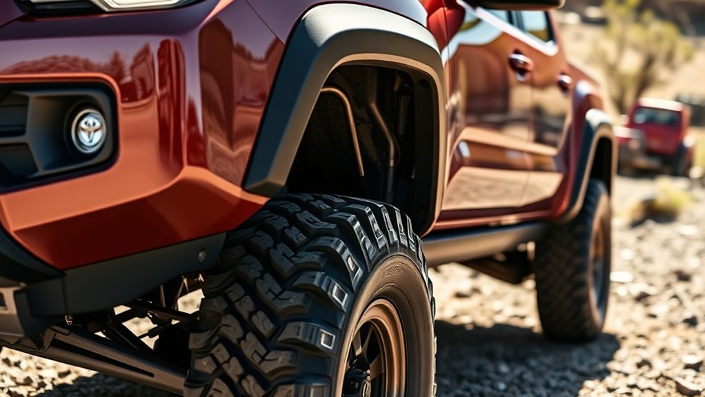 toyota tacoma tire clearance