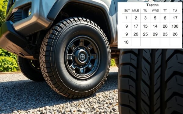 toyota tacoma tire schedule