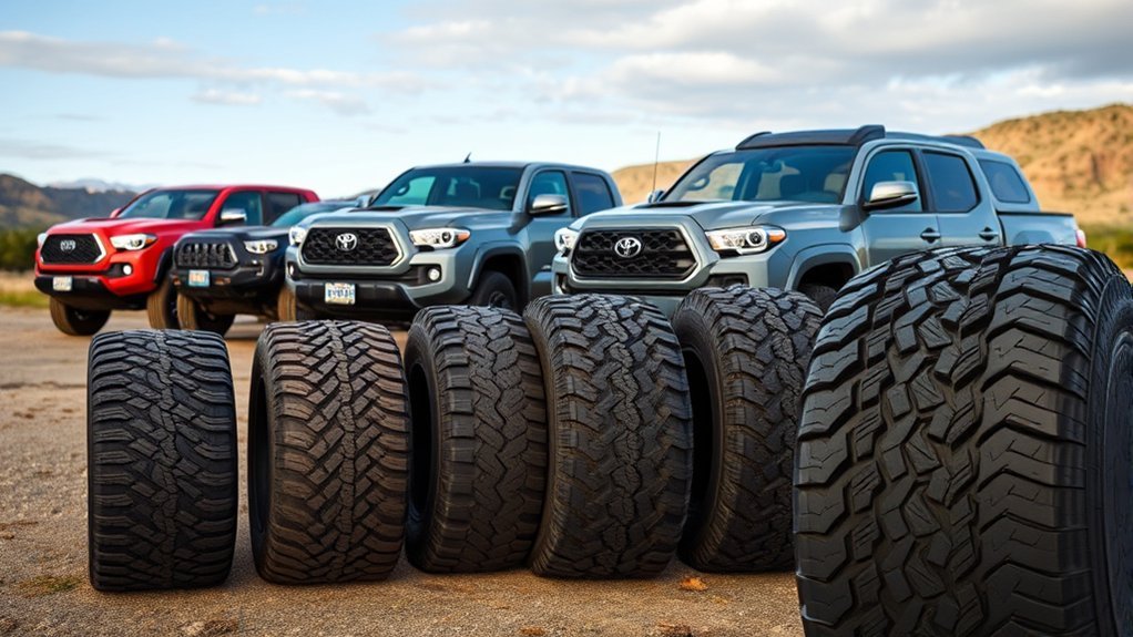 toyota tacoma trd sport tires