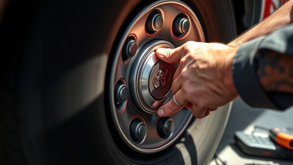 Toyota Tacoma TPMS sensor compatibility check with valve-stem sensor