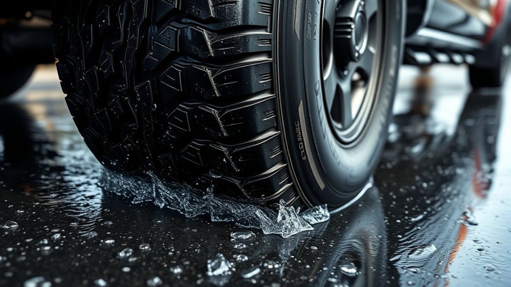 tread design impacts wet performance