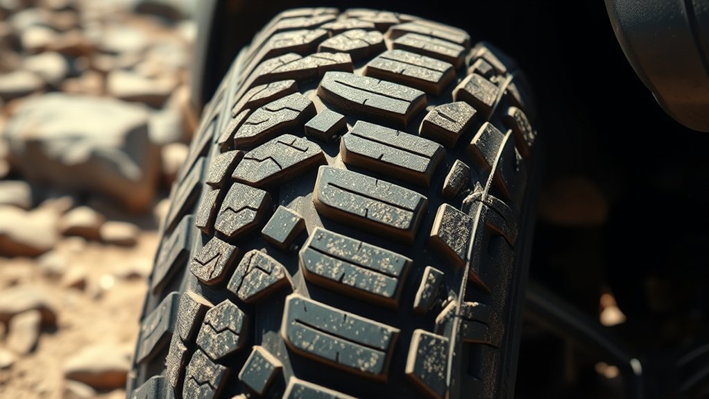 tread patterns enhance traction