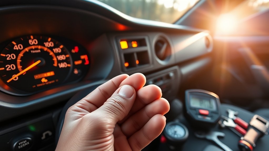 Troubleshooting persistent Toyota Tacoma TPMS warning light
