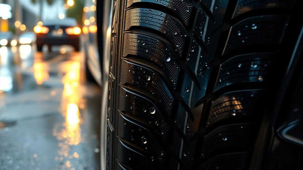 wet road tire traction