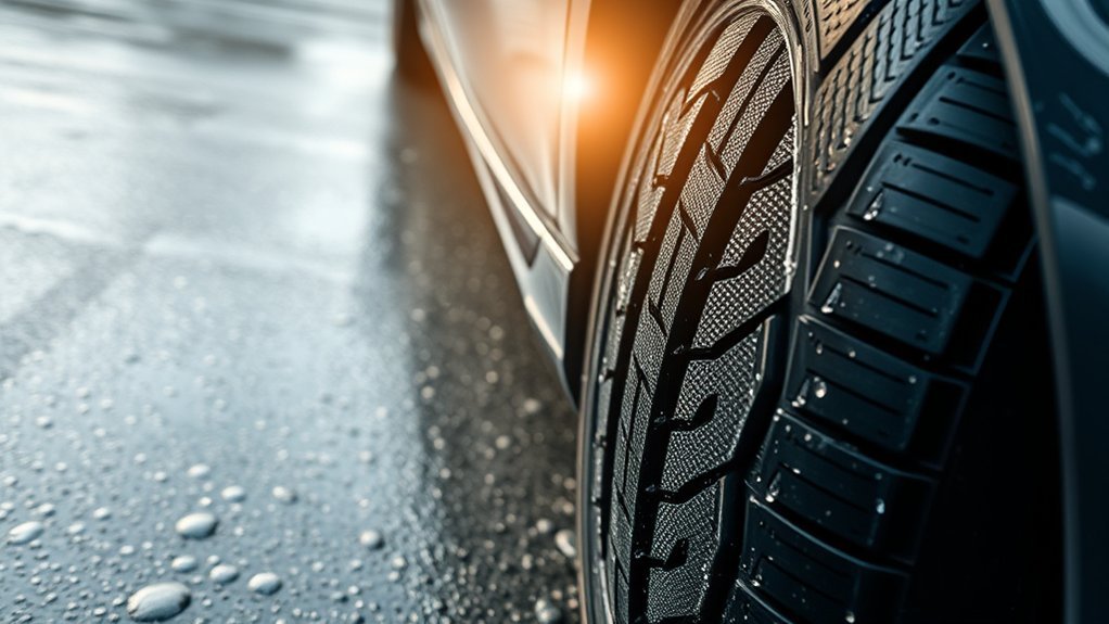 wet tires enhance safety