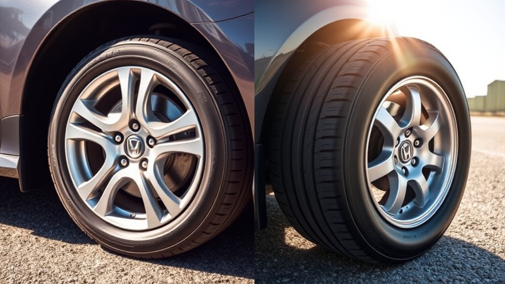 wider tires enhance grip