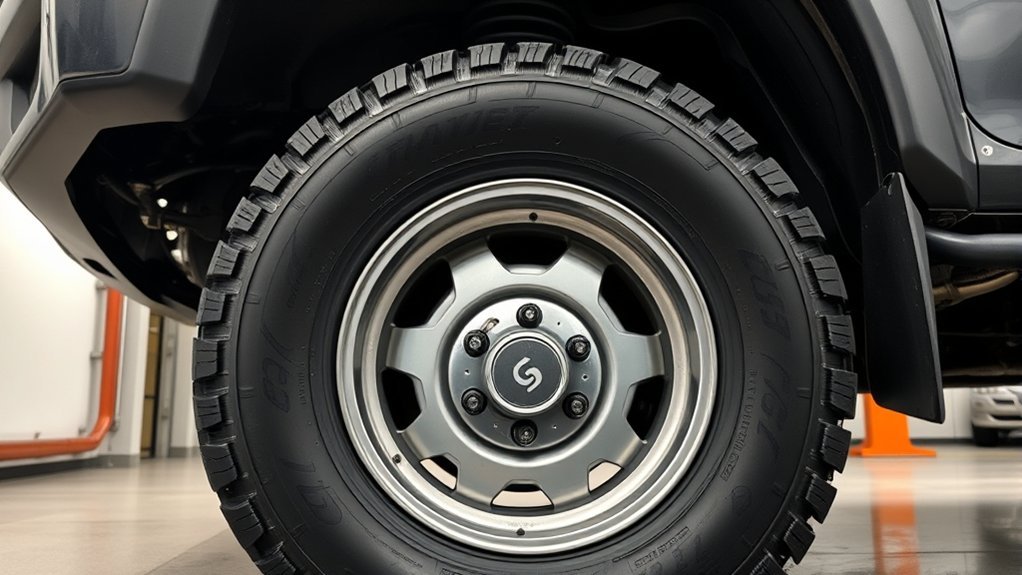 285 tires impact clearance