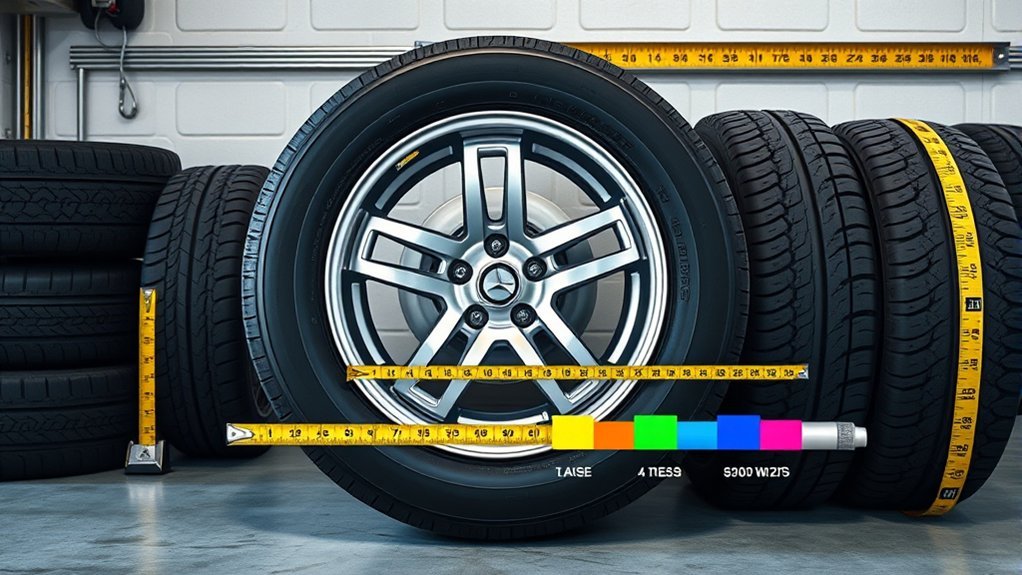 305 tire size equivalence showing metric width and inch conversion