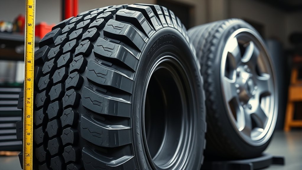 35 inch tire size variability