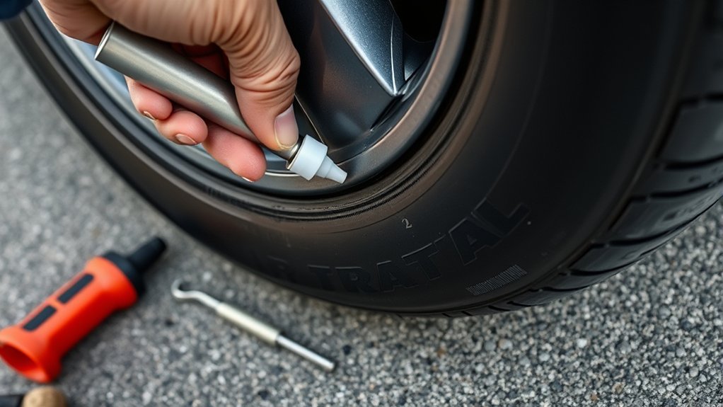 apply tire sealer properly