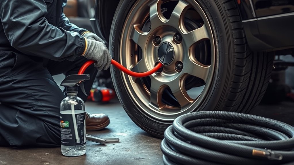 bead setting tire techniques