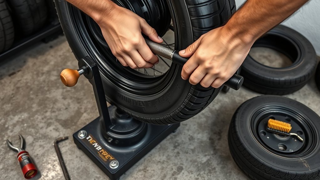 break bead remove tire