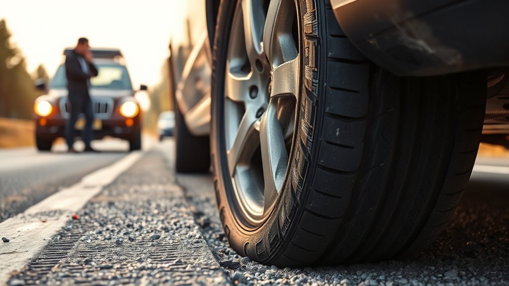 broken tire belt danger