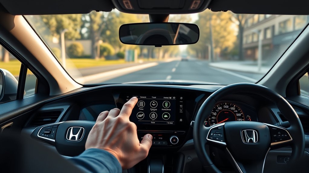 calibrate honda tpms touchscreen