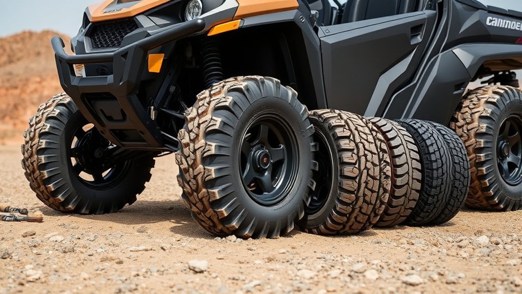 can am defender tire sizes