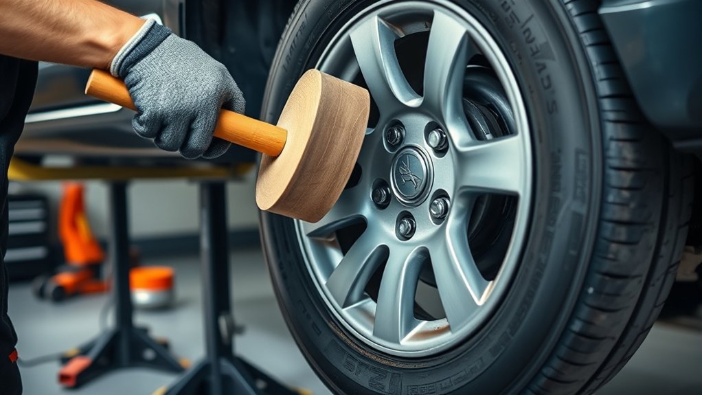 careful tire release technique