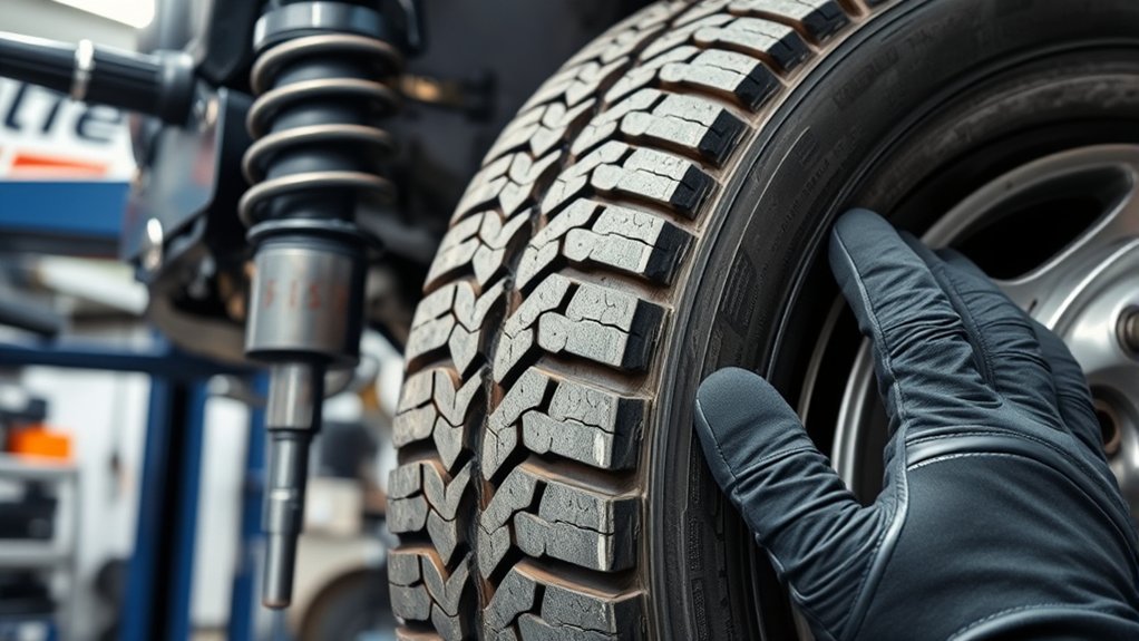 common causes of tire cupping and scalloped tread wear