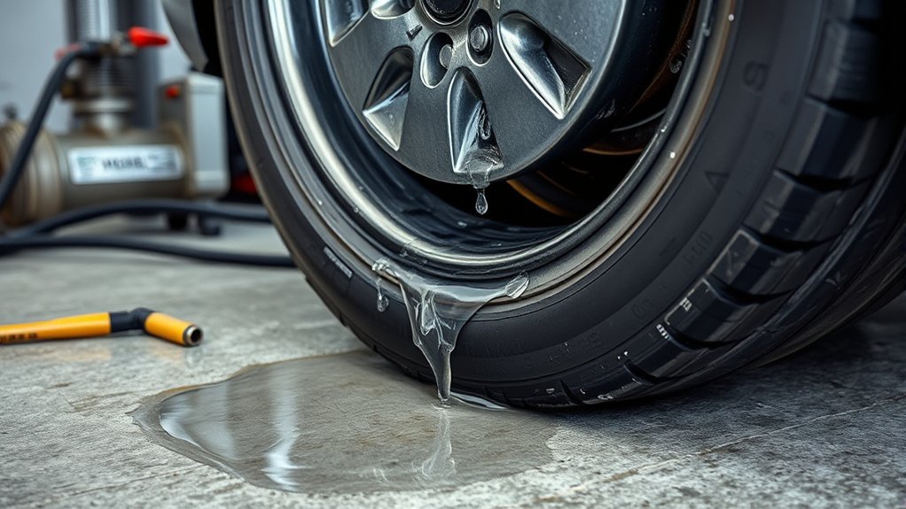 causes of tire water
