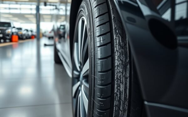 chalk marking tire inspection