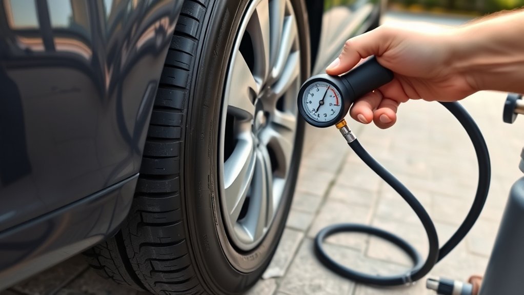 check and refill tires