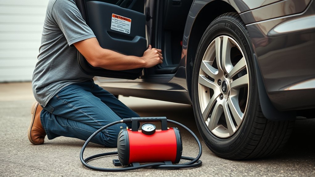 check tire pressure regularly