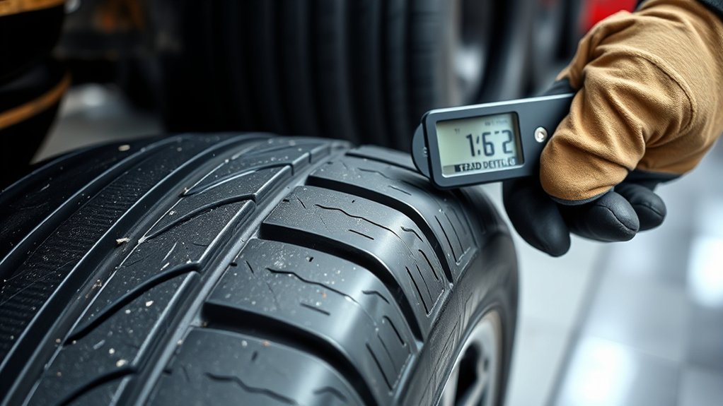 check tire tread regularly
