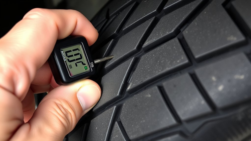 check tire tread regularly