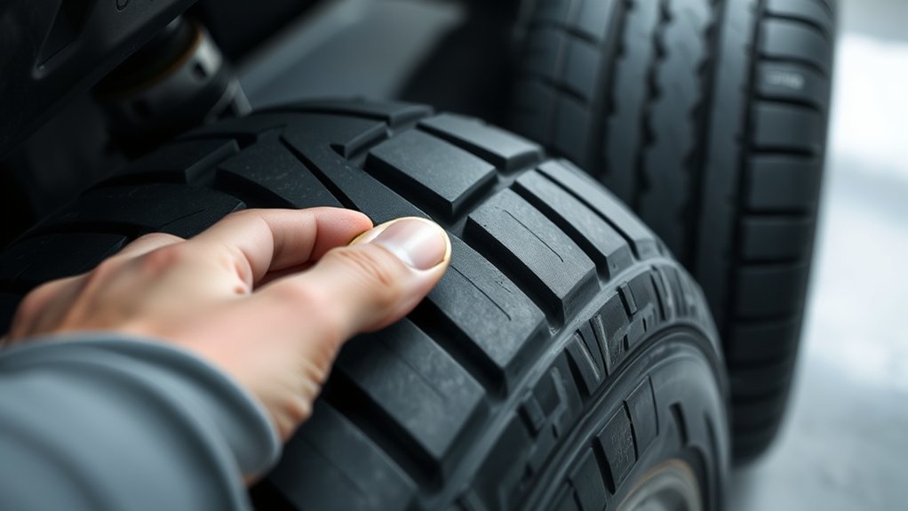 check tire tread regularly