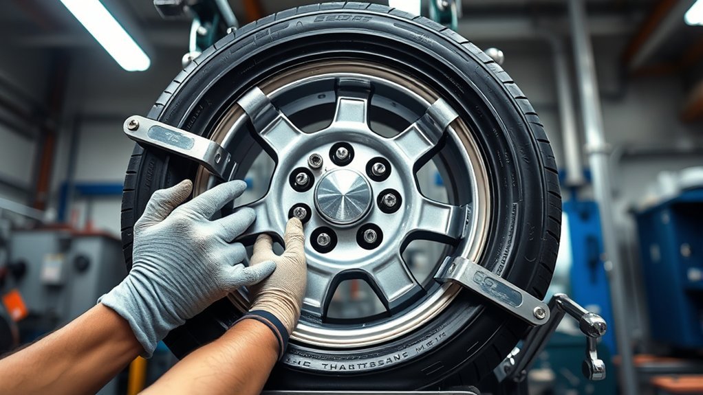 clamp wheels with care