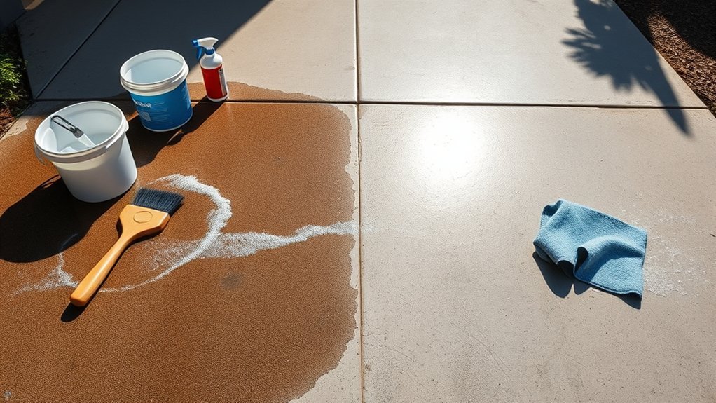 clean tire marks safely