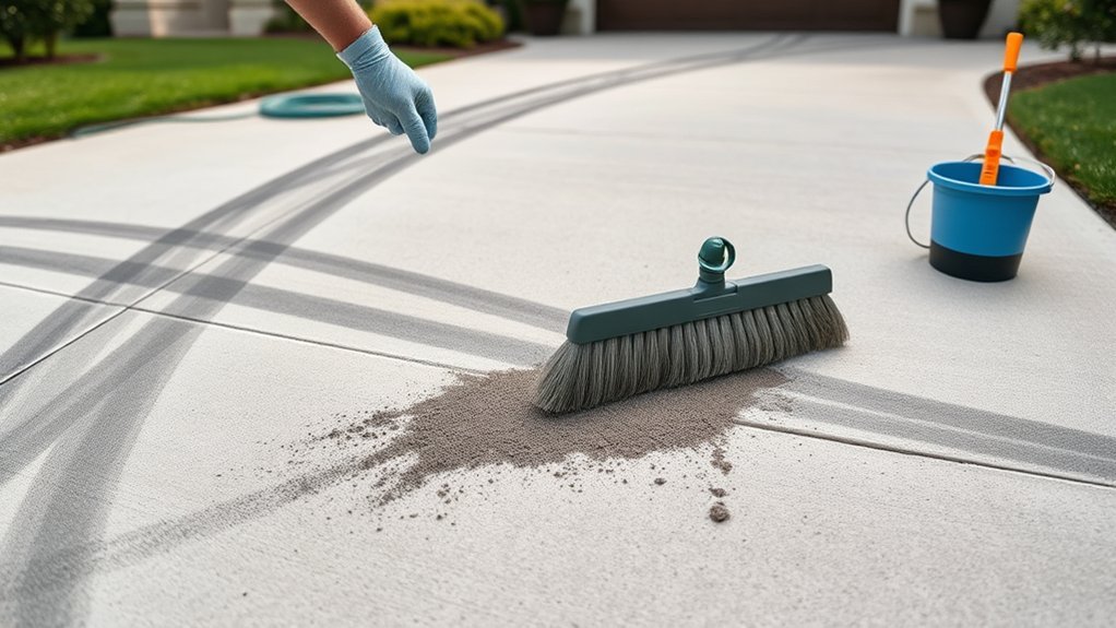 concrete cleaning preparation steps