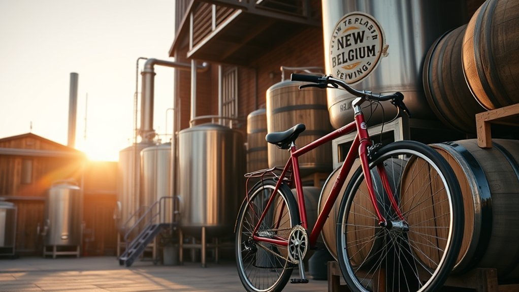 cycling inspired beer branding