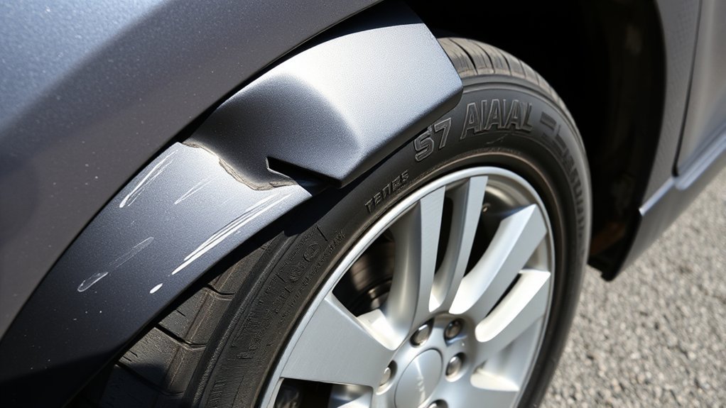 damaged fender affects safety