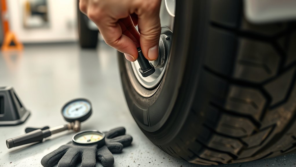 deflating a tire safely