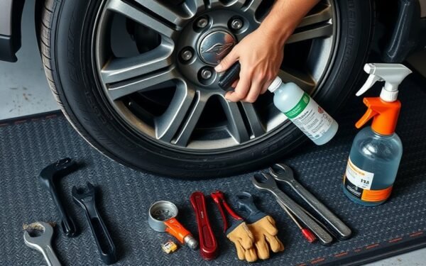 dismounting a tire guide