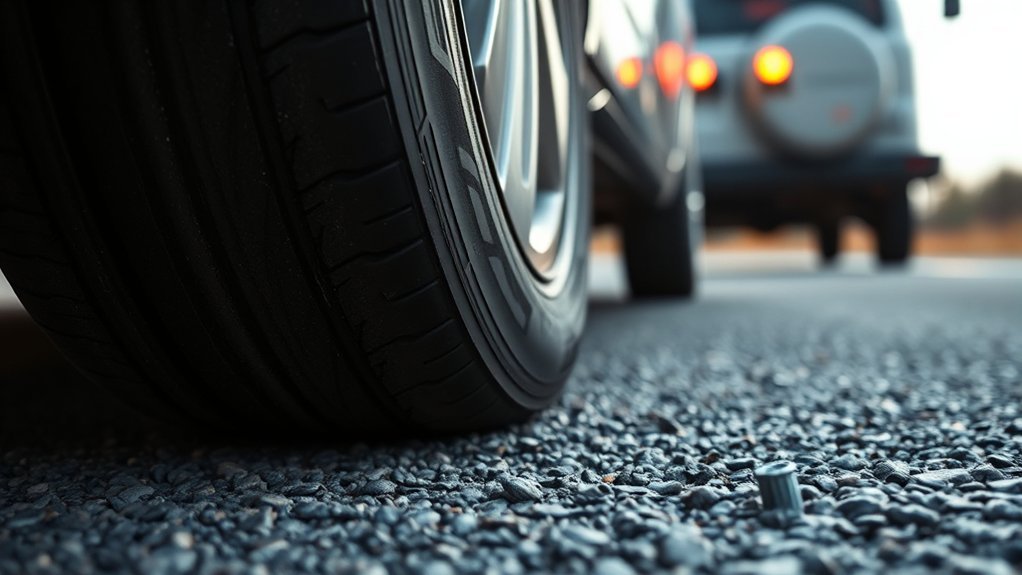 drive cautiously with puncture