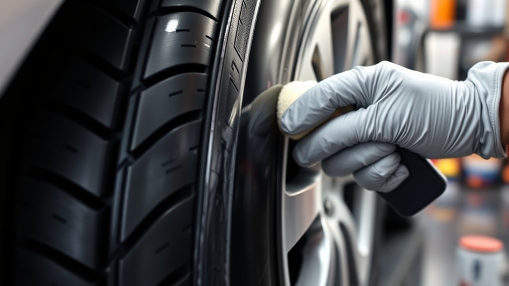 durable polymer tire shine